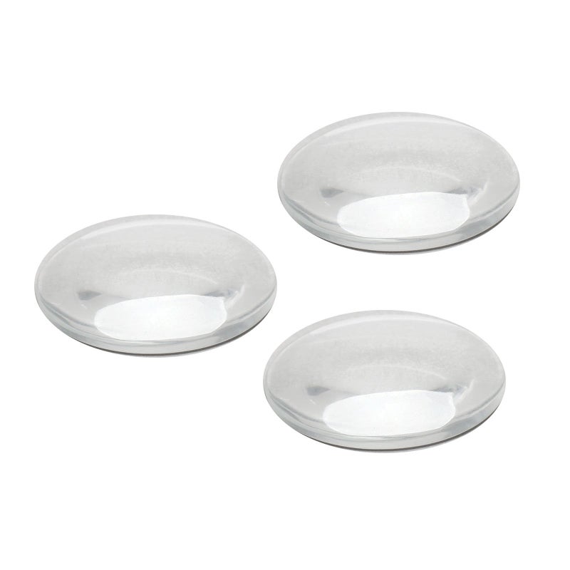 Dophee Glass Cabochons Dome Tiles, 20PCS 40mm, Thickness 8.5mm, Clear Round Flat Back Dome Cabochons Set for DIY Craft Photo Charms, Cameo Pendants, Rings, Necklace and Jewelry Making - Image 1